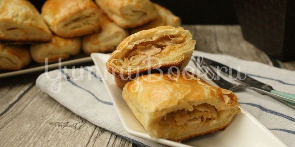 Рецепт пирожков из слоеного теста