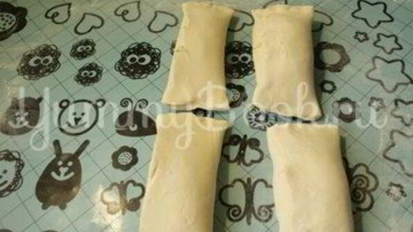 пирожки из слоеного теста