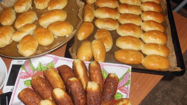 пирожки из сырного теста