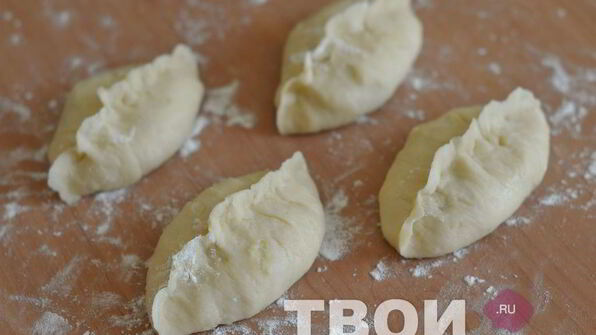 пирожки из творожного теста