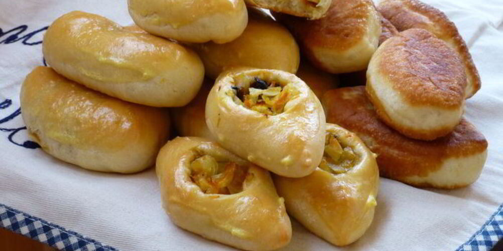 Рецепт пирожков с капустой и грибами