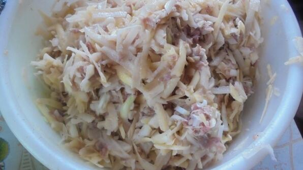 пирожки с картофелем и мясом