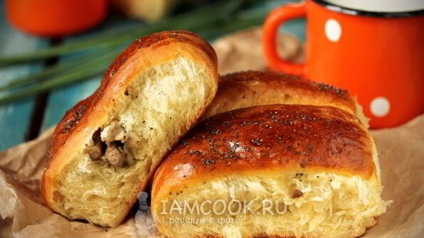 пирожки с мясом в духовке