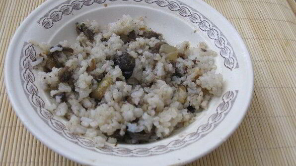 пирожки с рисом и грибами
