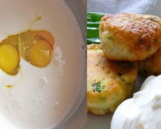 Пирожки с яйцом и луком
