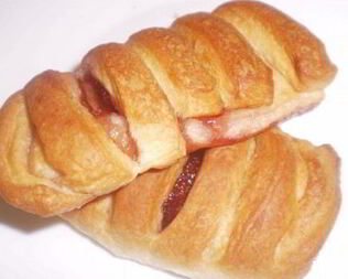 Пирожки слоеные с вареньем