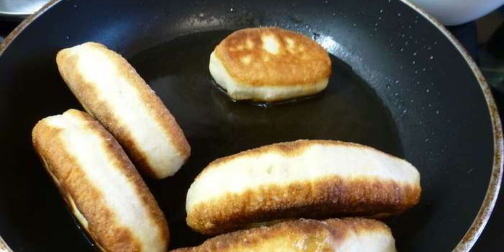 Рецепт пирожков за 5 минут на сковороде