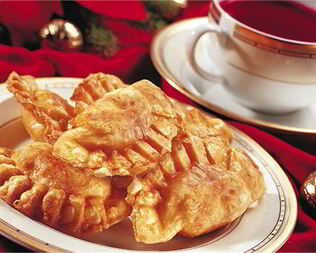 Жареные пирожки с капустой и грибами