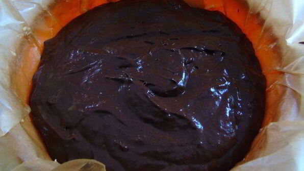 безглютеновый брауни с бананом