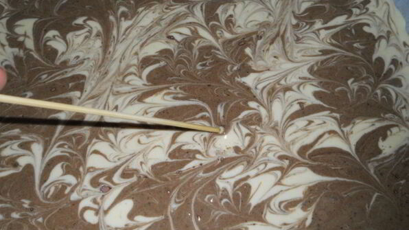 бисквитные пирожные с заварным кофейным кремом