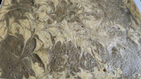 бисквитные пирожные с заварным кофейным кремом