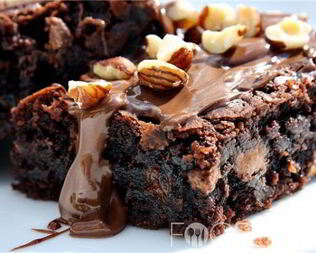 Брауни с орехами