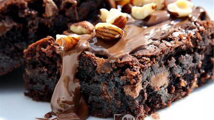 Брауни с орехами