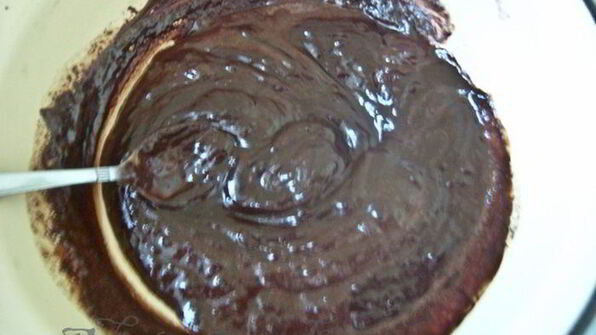 брауни с творожно-вишневой начинкой