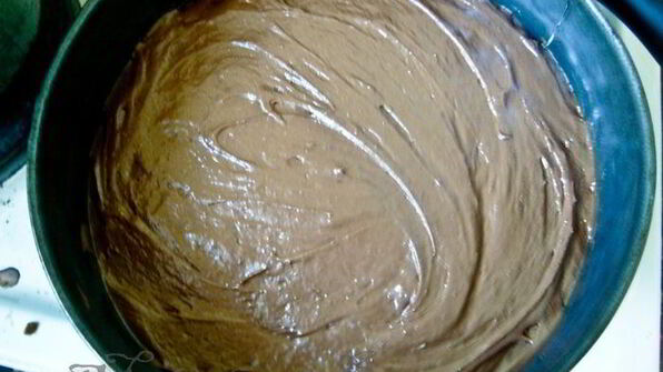 брауни с творожно-вишневой начинкой