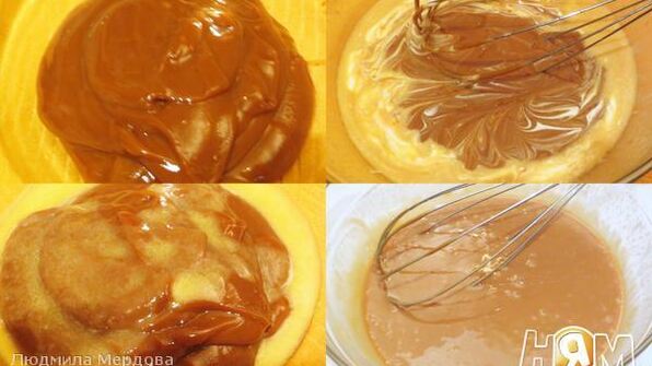 медово-апельсиновые пирожные со сгущенкой