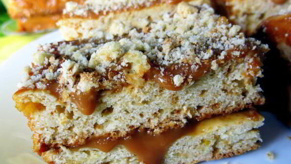 медово-апельсиновые пирожные со сгущенкой