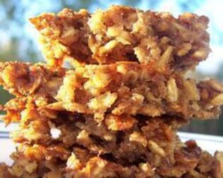 Низкокалорийные овсяные пирожные с бананом