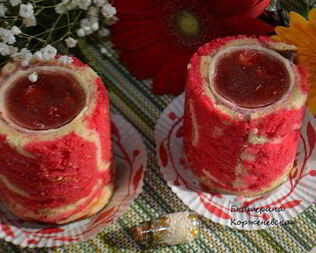 Пирожное Клубничный рассвет