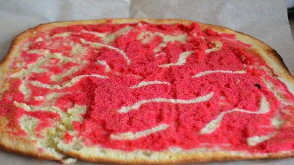 пирожное клубничный рассвет