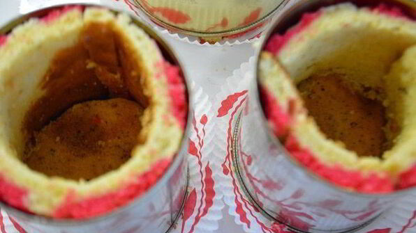 пирожное клубничный рассвет