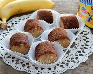 Пирожное Колбаска из печенья