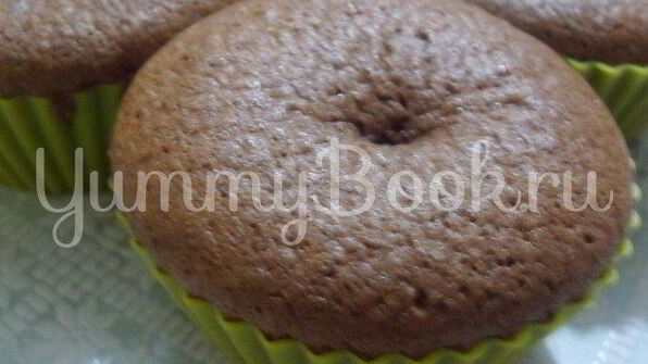 пирожное шоколадное с кокосово-творожной начинкой