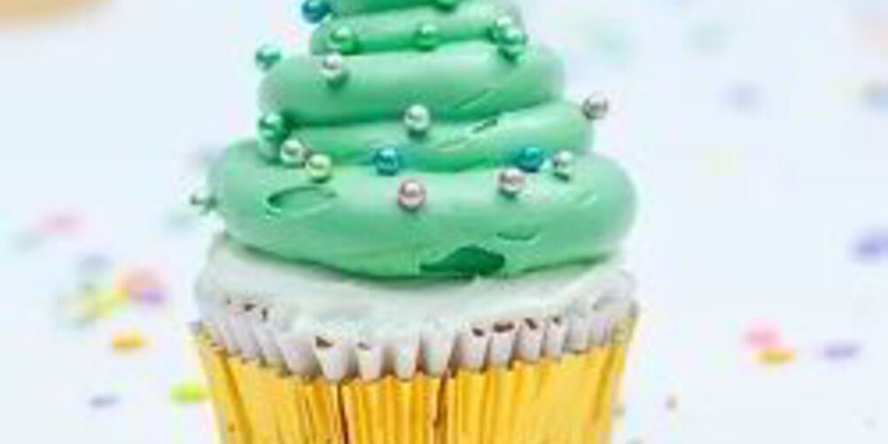 Рецепт пирожных капкейков елочки