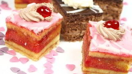 Пирожные с клюквой