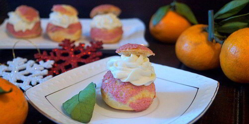 Рецепт пирожных шу с вишневым сюрпризом