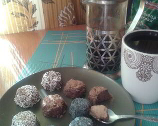 Постные пирожные из красной чечевицы