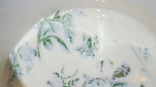 шоколадно-мятные пирожные с арахисовой пастой