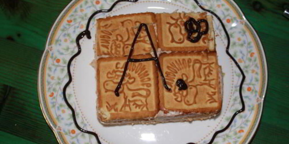 Рецепт творожного пирожного на печенье