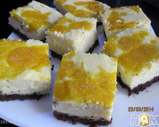 Творожное пирожное