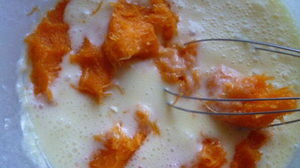 тыквенные пирожные с сахарной глазурью