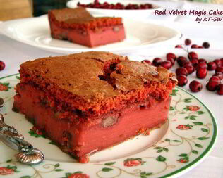 Волшебные пирожные Красный бархат