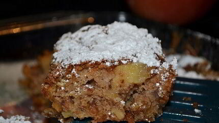 Яблочный брауни