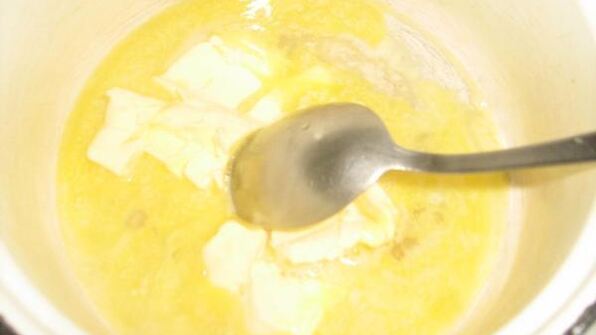 заварные пирожные с кремом из баклажан