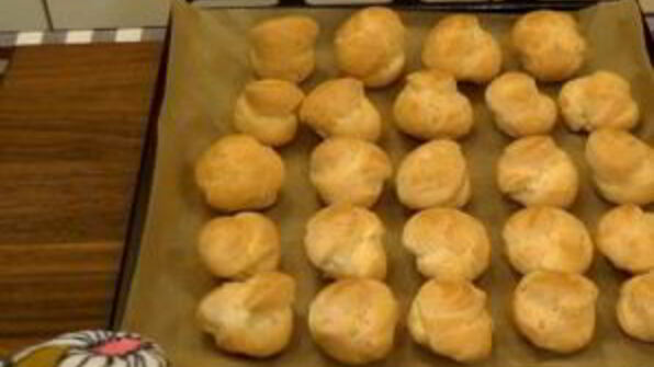 заварные пирожные с творожным кремом