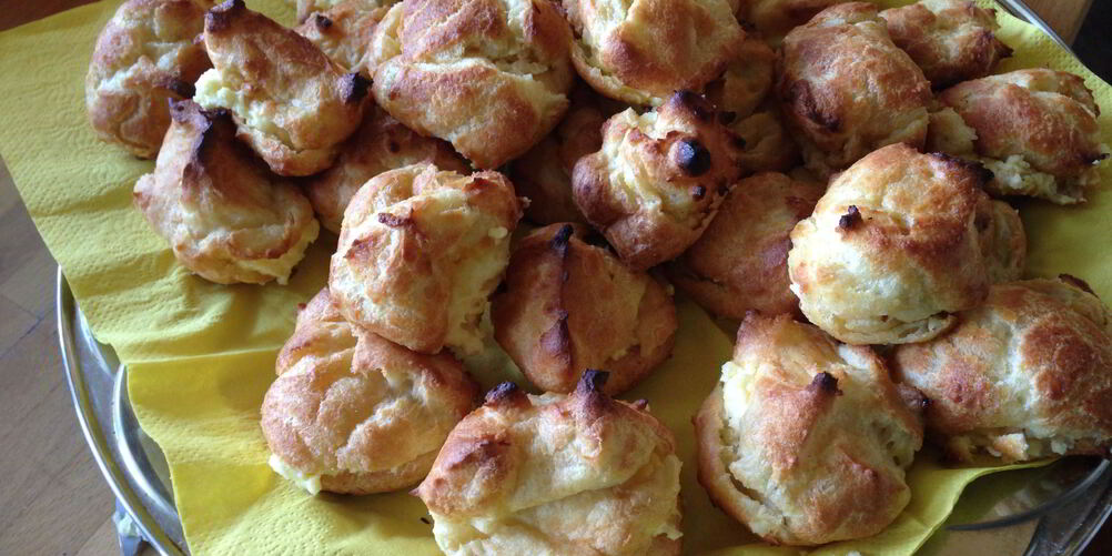 Рецепт заварных пирожных с ванильным кремом