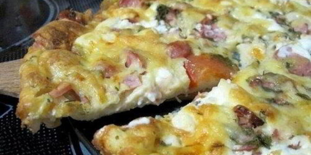 Рецепт очень быстрой пиццы с салями