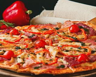 Пицца на кефире