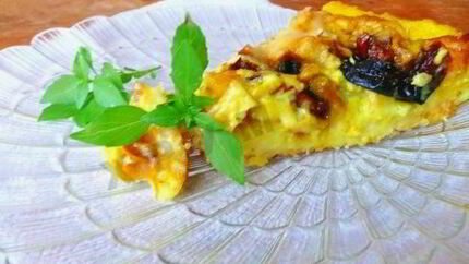 Пицца из кабачков в духовке с сыром