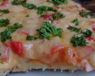 Пицца Минутка на сковороде