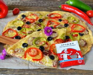 Пицца на дрожжевом тесте в духовке