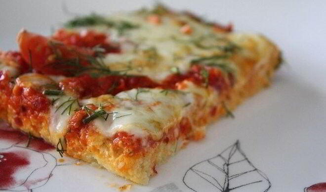 Пицца на основе цветной капусты