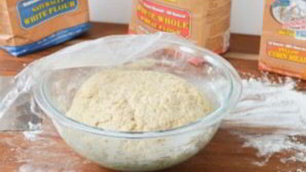 пицца на толстом тесте