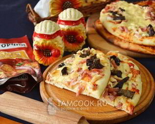 Пицца с беконом