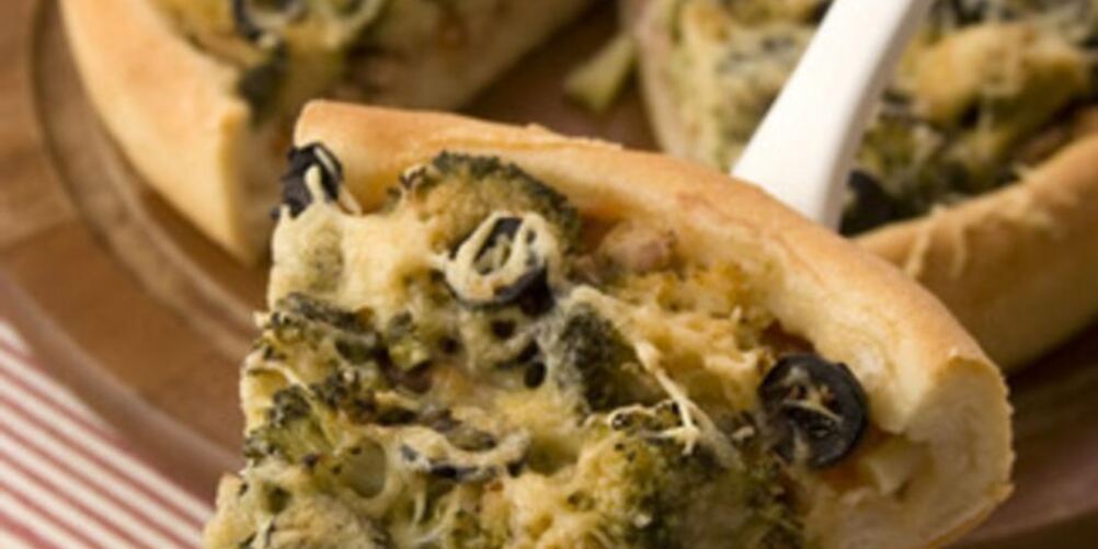 Рецепт пиццы с морепродуктами и брокколи