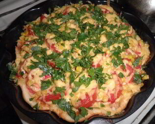 Пицца с салями